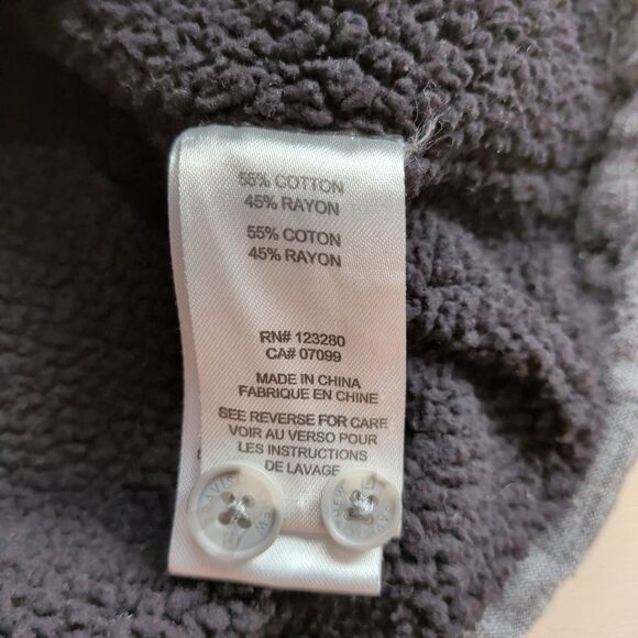 Travis Mathew Shacket Shirt Mens Small Gray Sherpa Lined Pockets Outdoor Casual - Picture 4 of 11